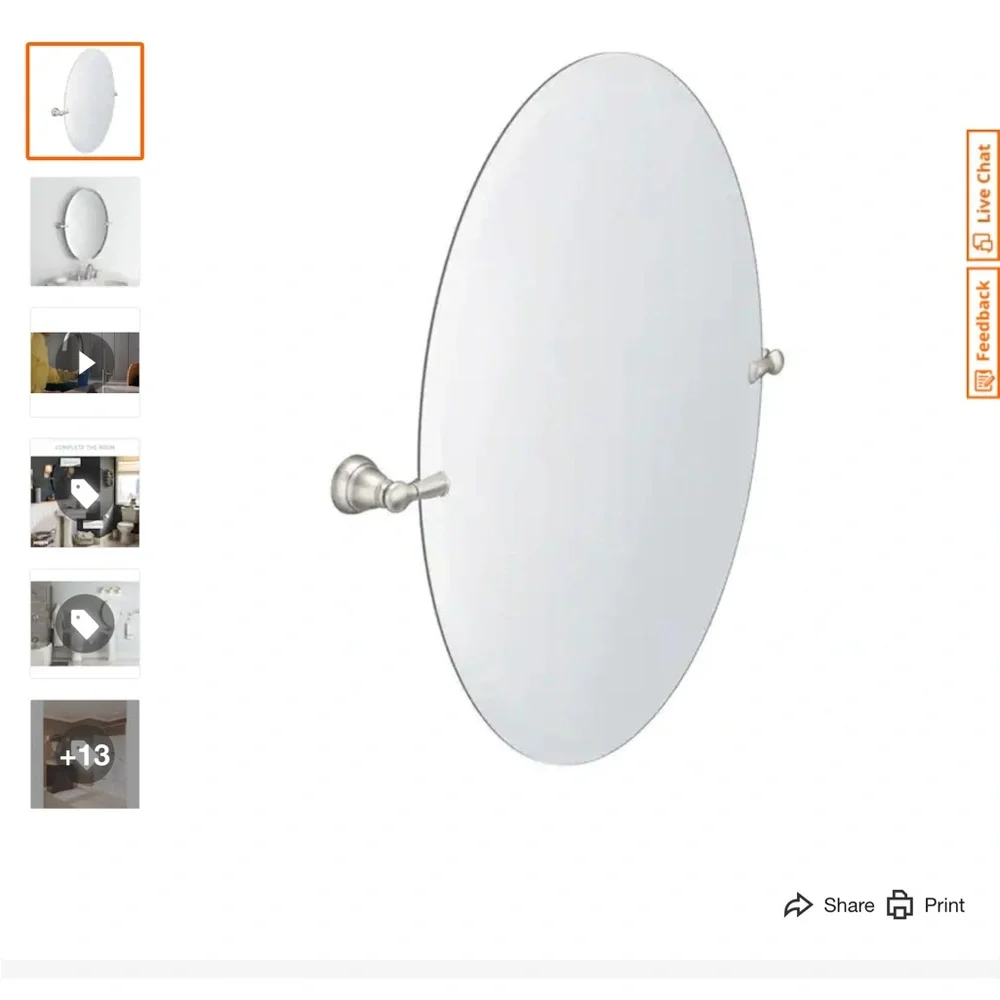 Moen Vanity Mirror